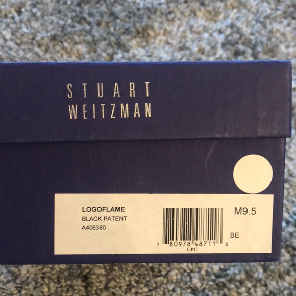 COPY - Stuart Weitzman Black patent peep toe size… - Picture 7 of 7
